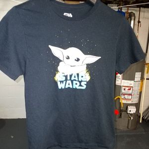Men's Grogu Mandalorian T-Shirt - Size Medium - Official Star Wars Tee